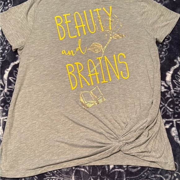 Disney Parks Exclusive - Beauty and the Beast- Belle Gray T-Shirt - Picture 1 of 6